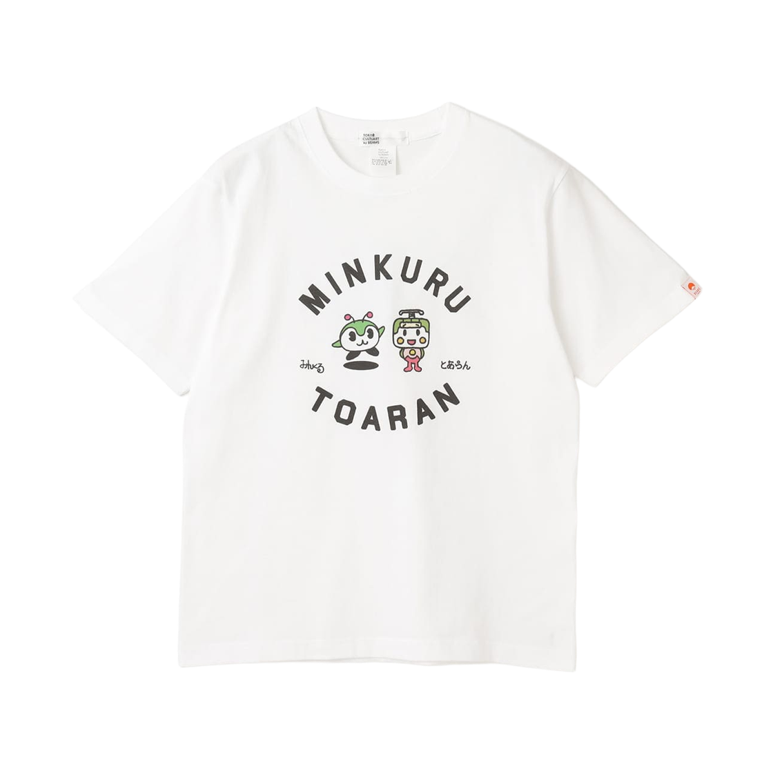 58-04-0512-706 Beams Japan Tokyo Cultuart by Beams x Meets Toeiro Minkuru & Toaran T-Shirt White