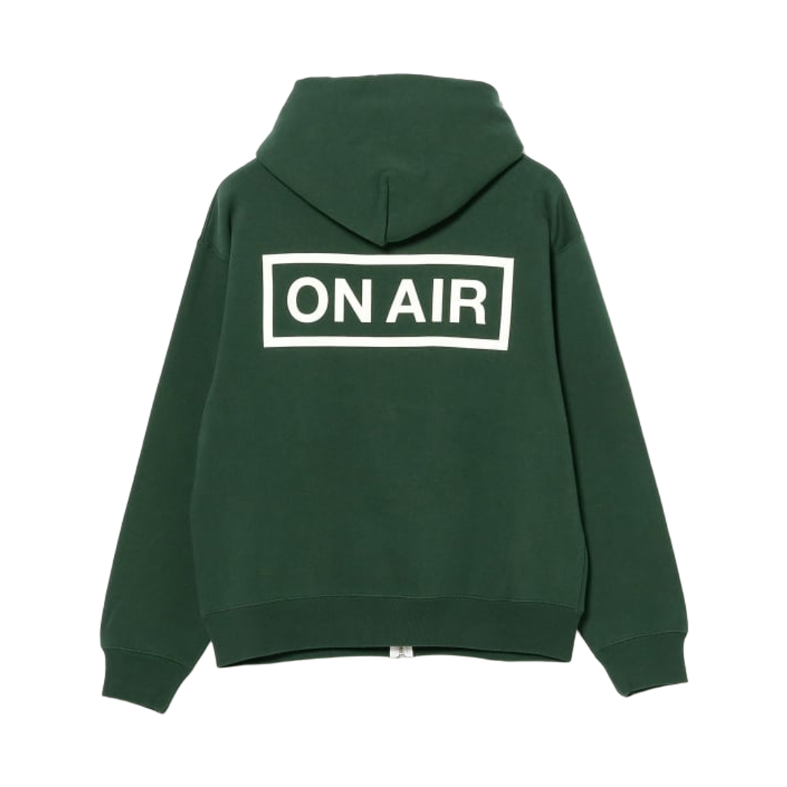 빔즈 T x 온 에어 베이직 로고 풀 집 후드 포레스트(Beams T x On Air Basic Logo Full Zip Hoodie Forest) - 2