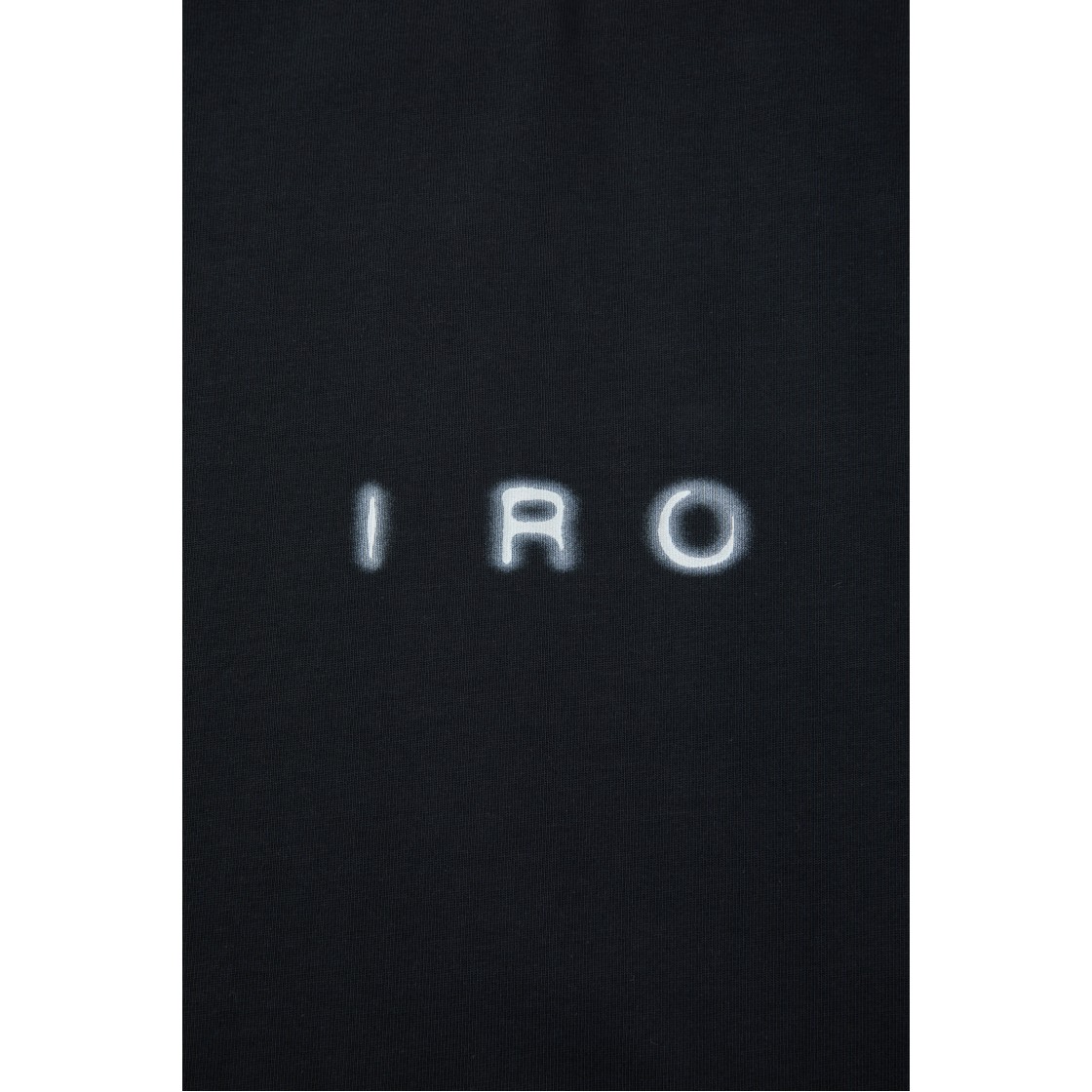 이로 블러 페이드 로고 반팔 티셔츠 블랙(Iro Blur Faded Logo Short Sleeve T-Shirt Black) - 5