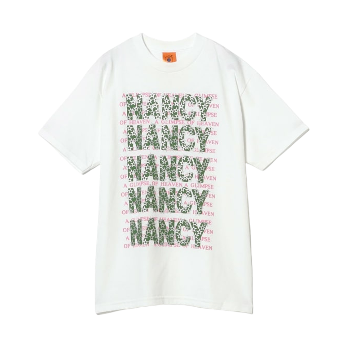 빔즈 T x 낸시 글림스 티셔츠 화이트 크롬(Beams T x Nancy Glimpse T-Shirt White Chrome) - 1