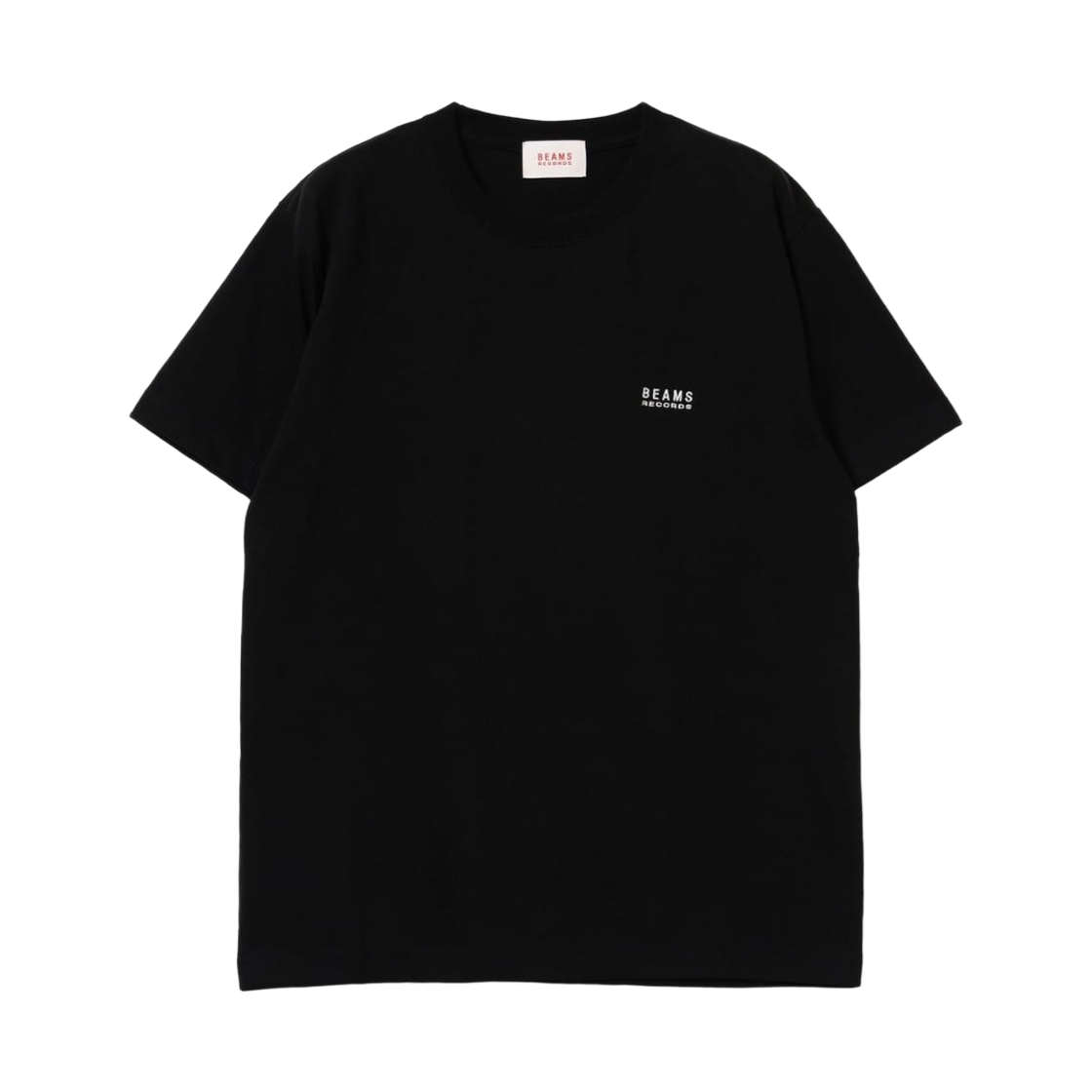 29-58-0044-445 Beams Records Embroidered Logo T-shirt Black