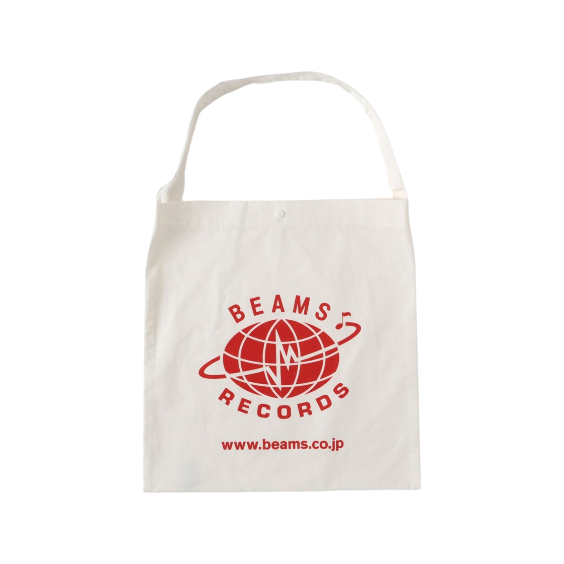 빔즈 레코즈 트윌 코튼 쇼퍼 화이트(Beams Records Twill Cotton Shopper White) - 1
