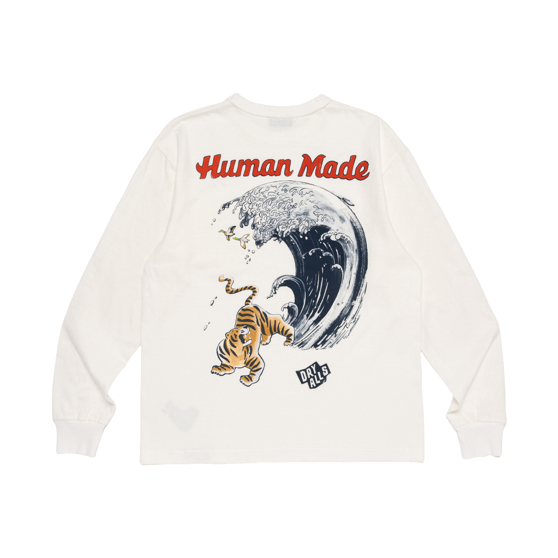 HM31CS075 Human Made Graphic L/S Shirt White