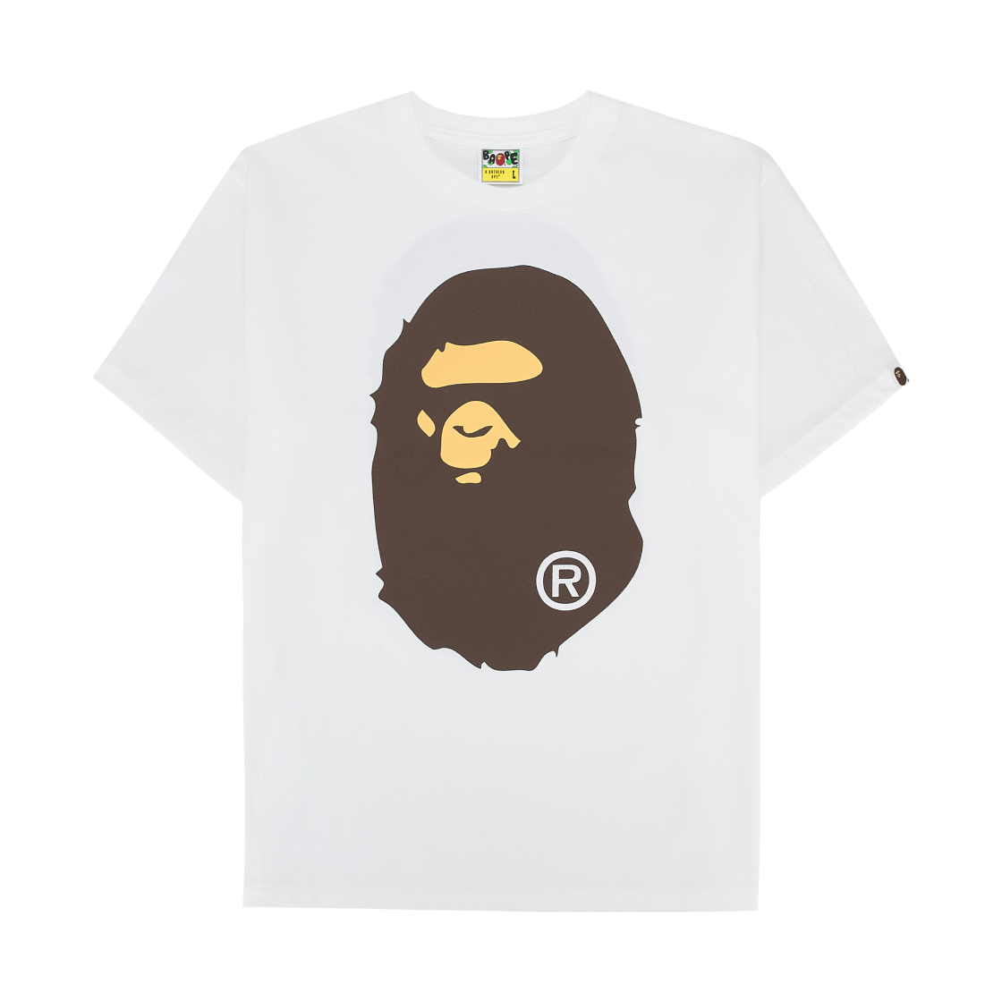 베이프 빅 에이프 헤드 티셔츠 화이트