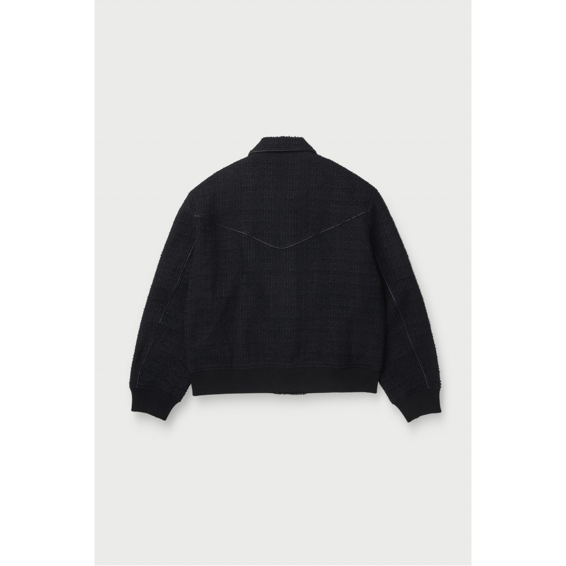이로 로 필리파 니트 텍스처드 카라 자켓 블랙(Iro Ro Philippa Knit Textured Collar Jacket Black) - 3