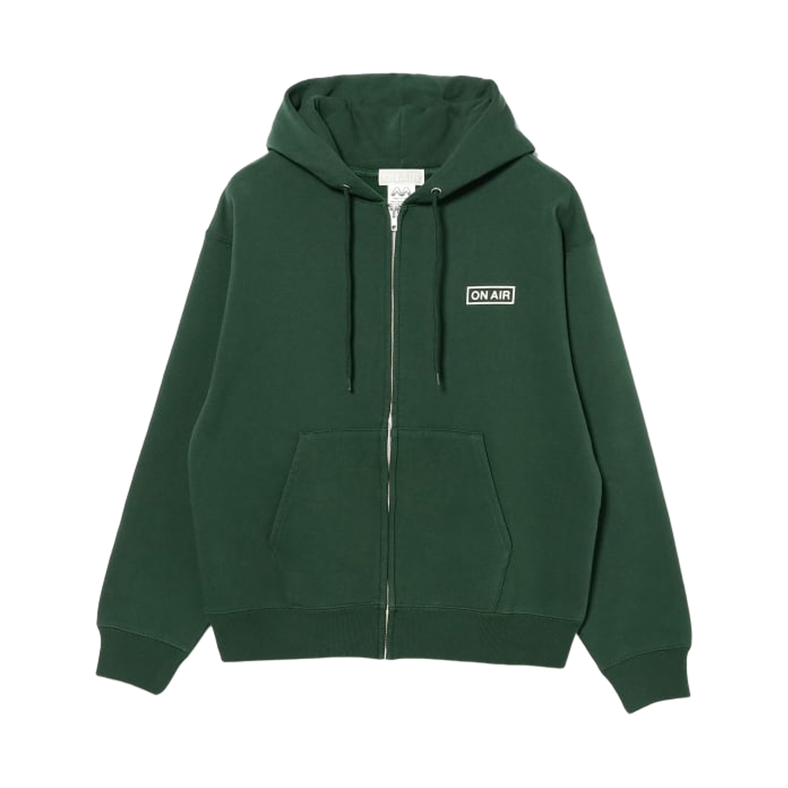 빔즈 T x 온 에어 베이직 로고 풀 집 후드 포레스트(Beams T x On Air Basic Logo Full Zip Hoodie Forest) - 1