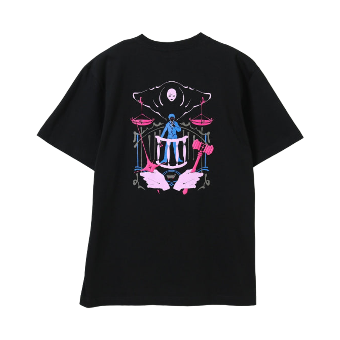 망가트 빔즈 x 주술회전 허 히구루마 히로미 티셔츠 블랙(Mangart Beams x Jujutsu Kaisen Her Hiromi Hishaku T-Shirt Black)