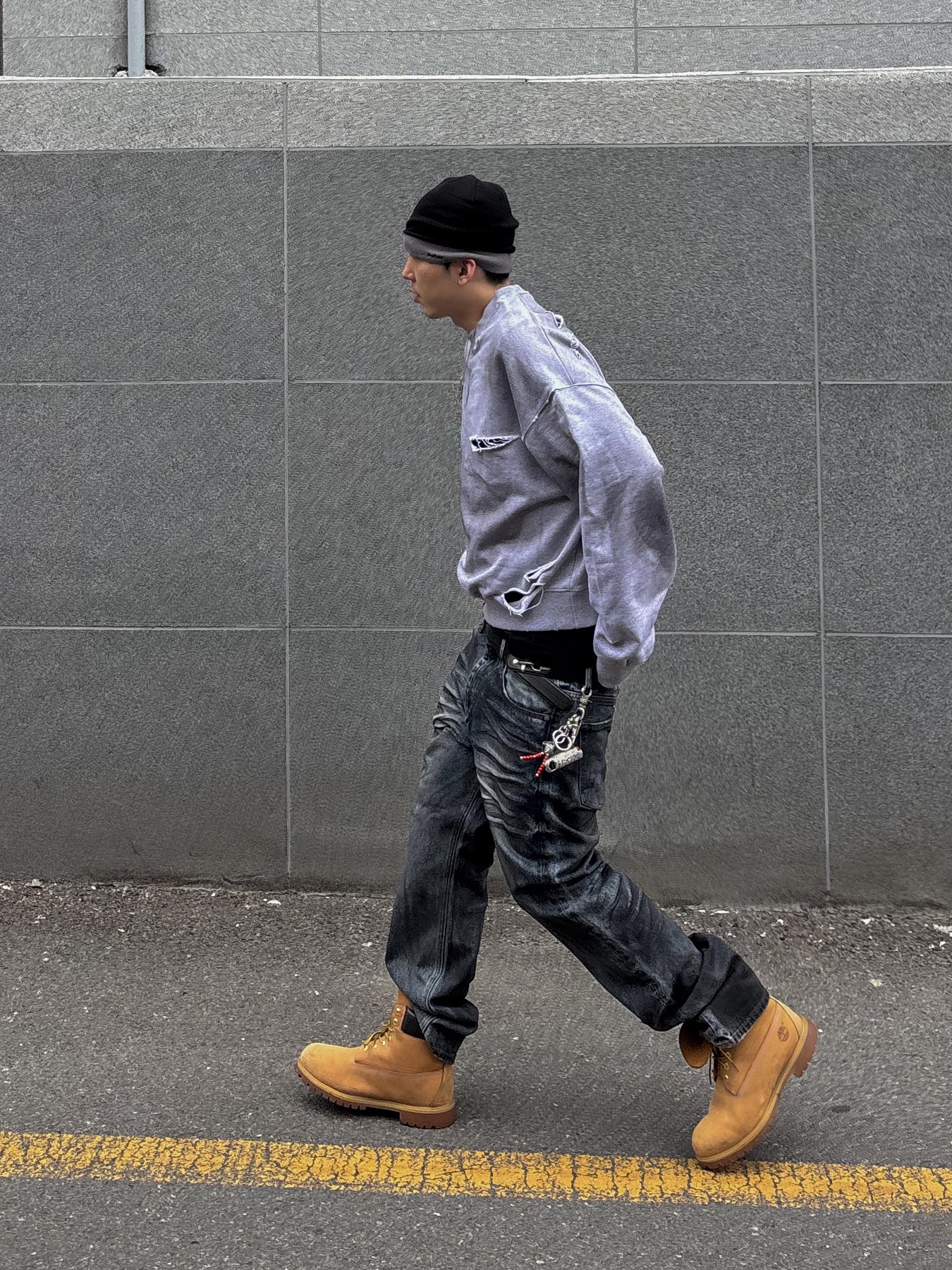 Timberland Premium 6 inch Waterproof Boot Wheat Nubuck - Wide 착용 스타일 - 5