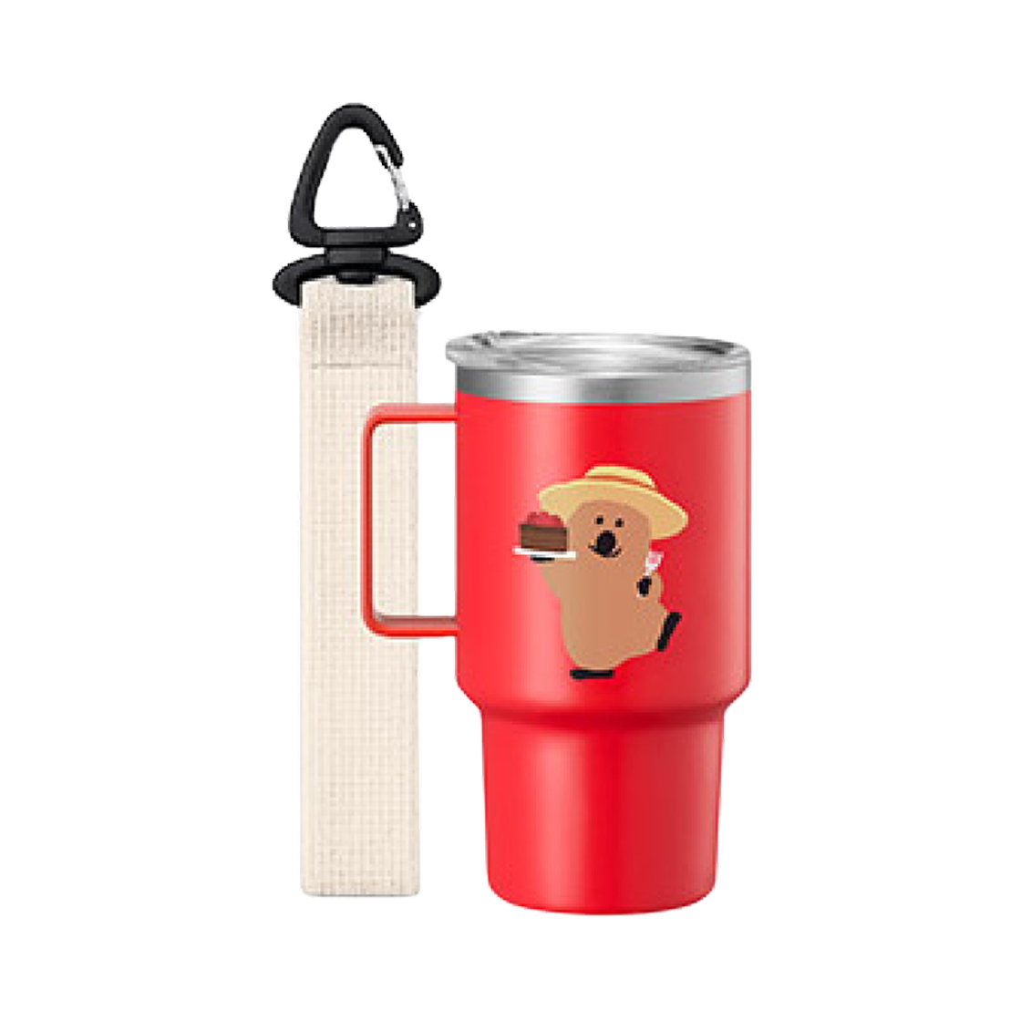 투썸플레이스 x 다이노탱 쁘띠 텀블러 110ml 레드(A Twosome Place x Dinotaeng Petit Tumbler 110ml Red)