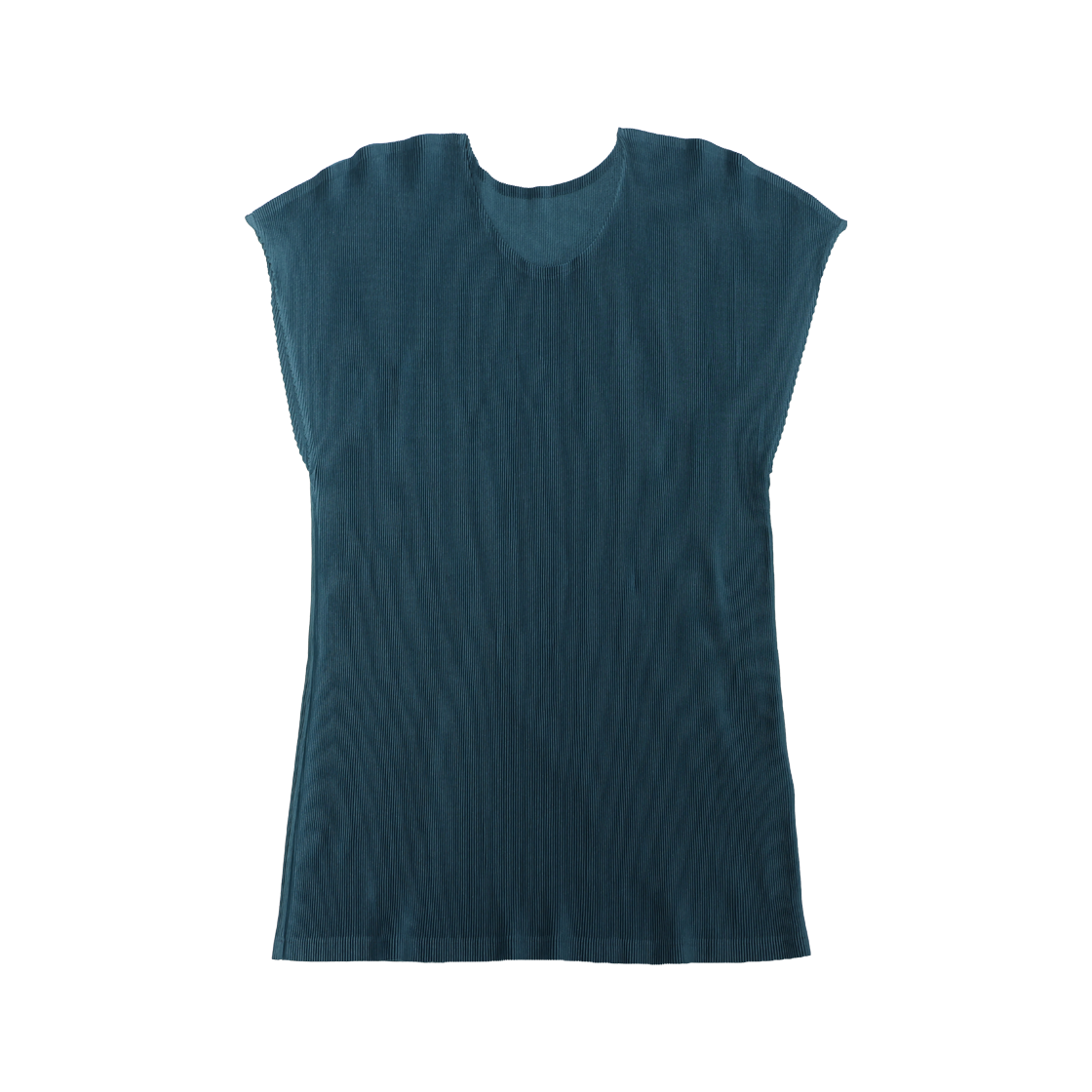 ITJVNDKL75N2 Issey Miyake PP38FK292 Sleeveless Top in Teal