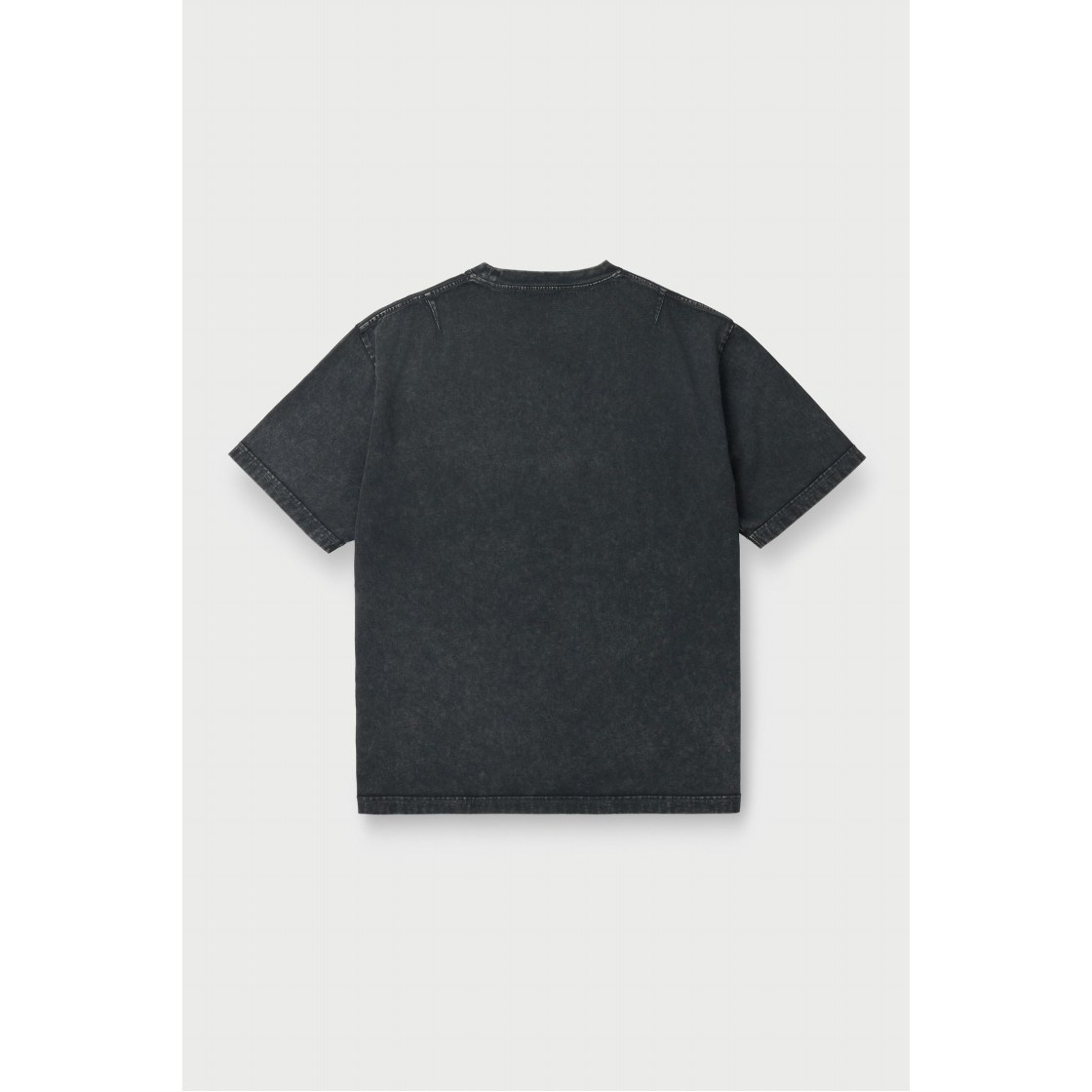 이로 서클 도형 로고 다잉 반팔 티셔츠 다크 그레이(Iro Circle Geometric Logo Dyed Short Sleeve T-Shirt Dark Gray) - 3
