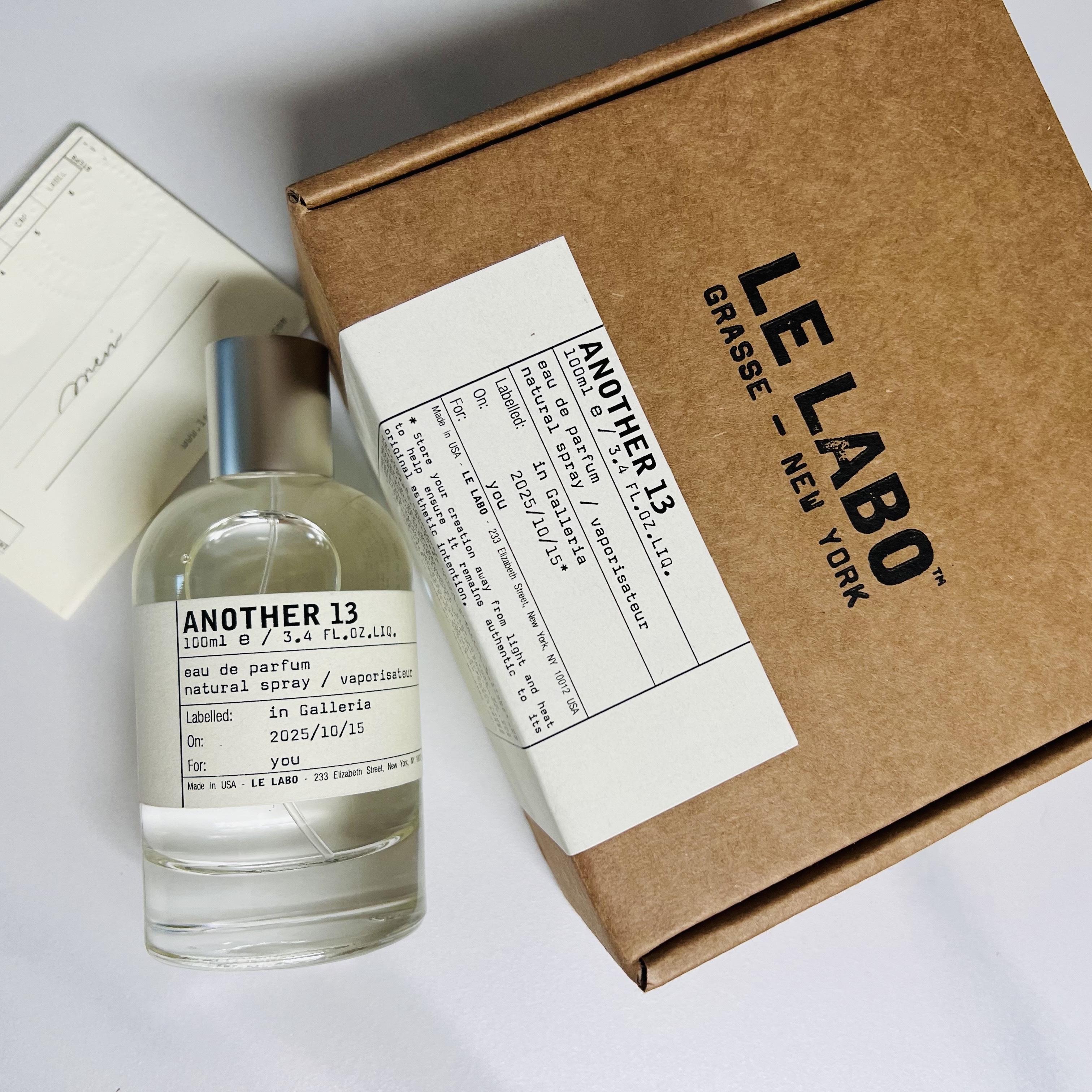 Le Labo Another 13 Eau De Parfum 100ml 착용 스타일