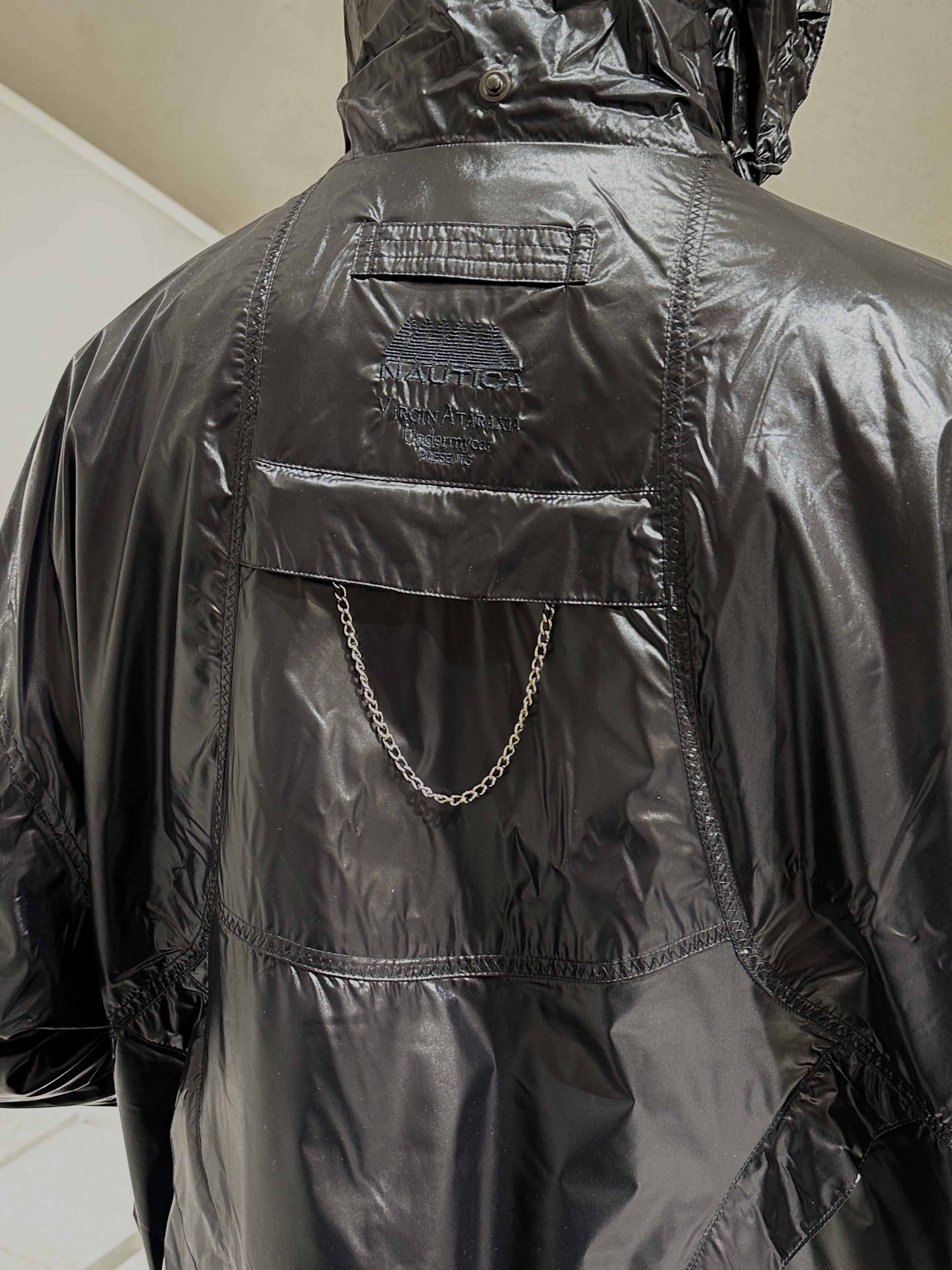 NAUTICA x Undermycar - NTC X UMC UTILITY SHORTS - BLACK, Undermycar x Nautica Utility Parka Black - 25SS 착용 스타일 - 3