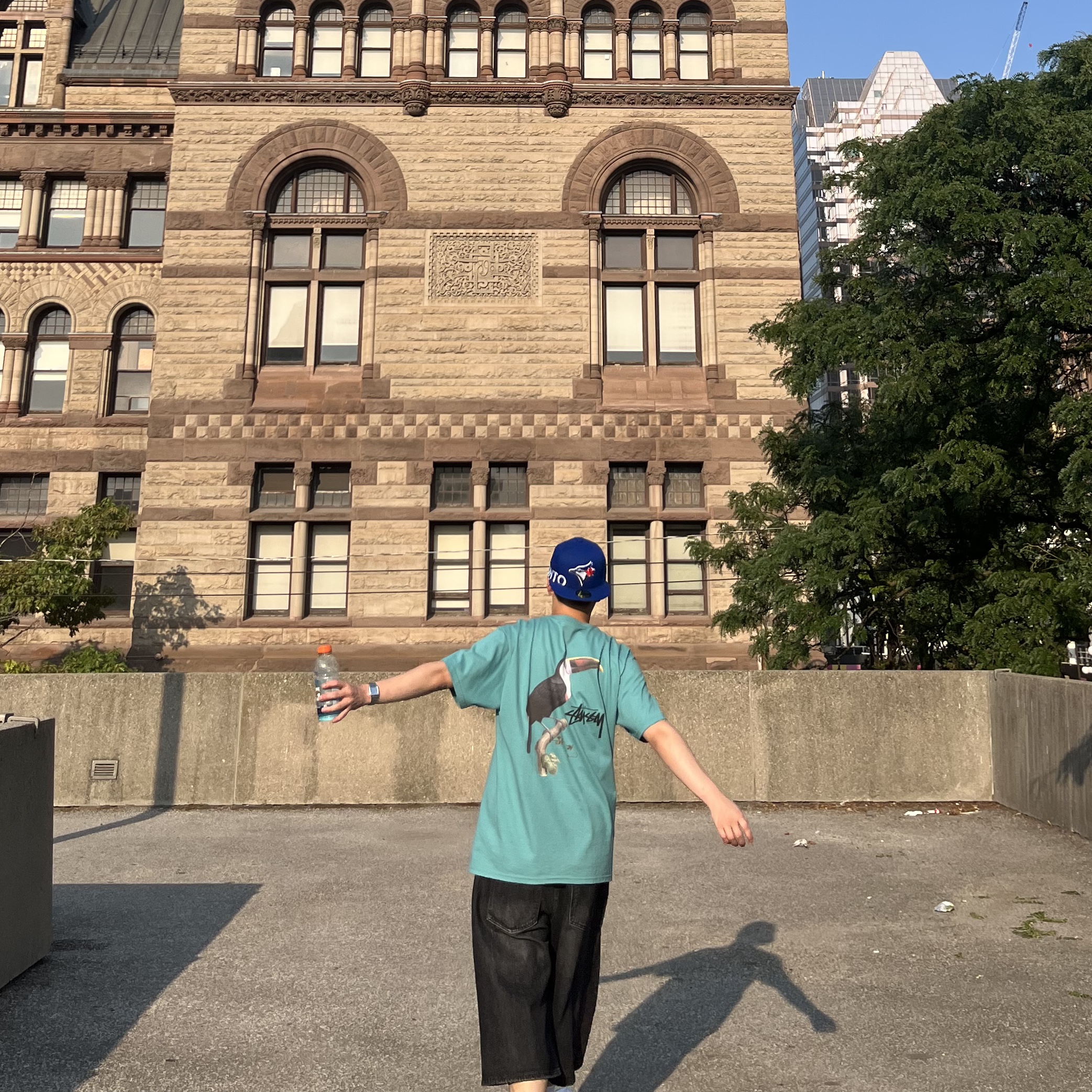 Casio AQ-230A-2A1MQY, Stussy Toucan T-Shirt Ocean 착용 스타일 - 3