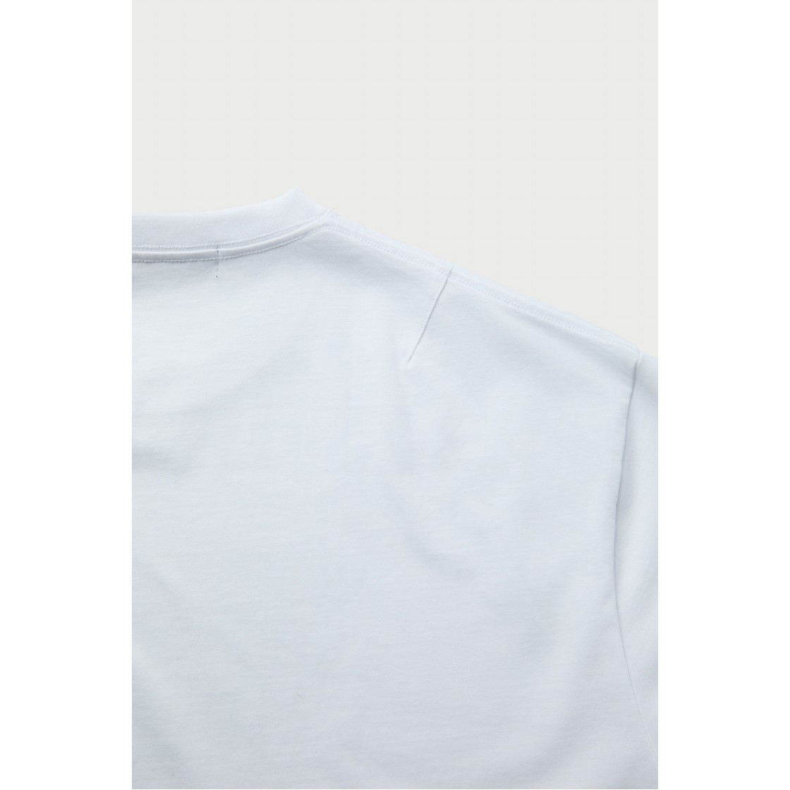 이로 서클 도형 로고 다잉 반팔 티셔츠 화이트(Iro Circle Geometric Logo Dyed Short Sleeve T-Shirt White) - 5