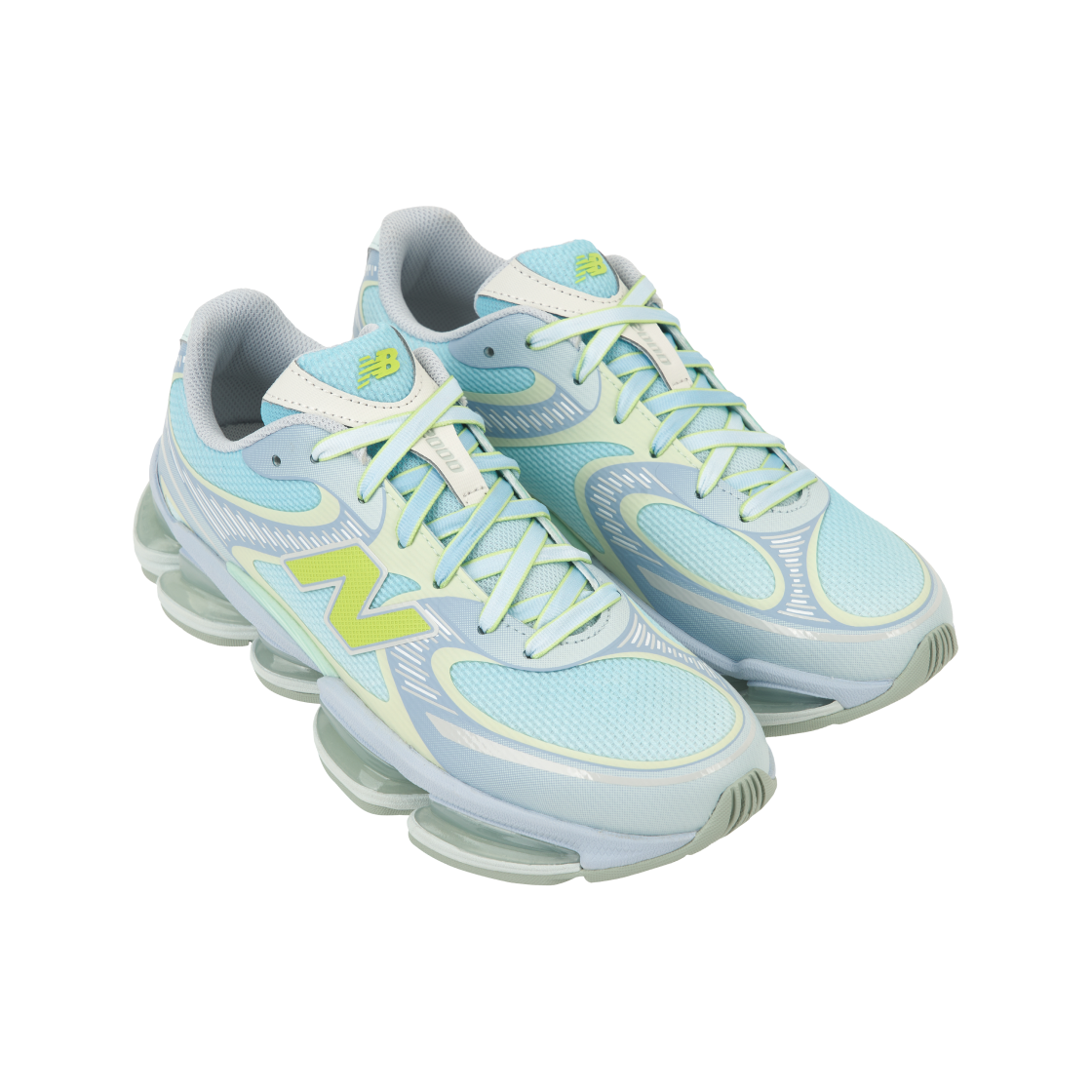 뉴발란스 2000 앱졸브 옥스포드 블루 드라이 라임(New Balance 2000 Abzorb Oxford Blue Dry Lime) - 4