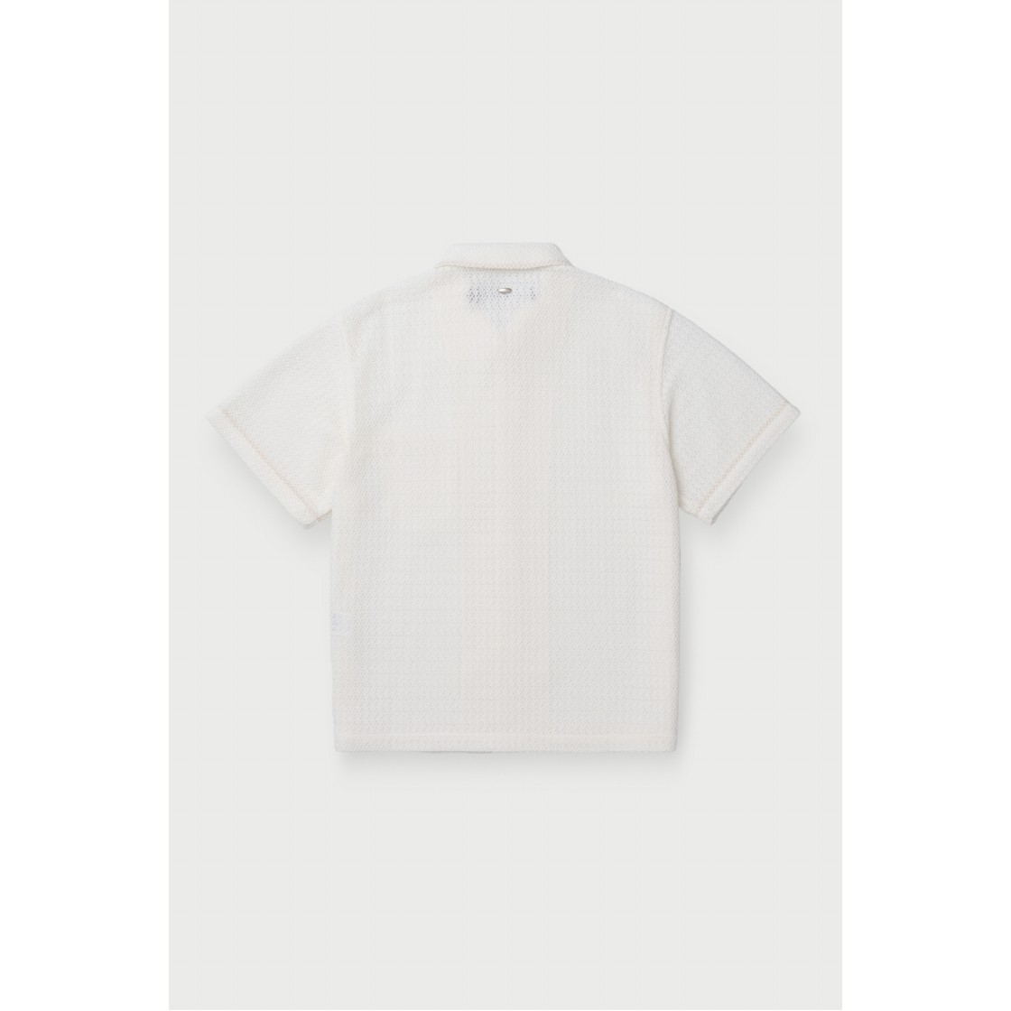 이로 베르뒤르 크로쉐 반팔 자수 셔츠 화이트(Iro Verdures Crochet Short Sleeve Embroidered Shirt White) - 4