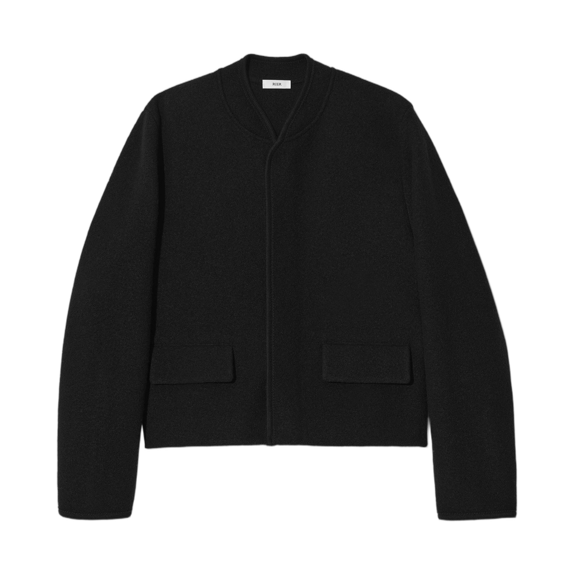 리에르 워커 자켓 시티 크롭 블랙(Rier Walker Jacket City Crop Black)