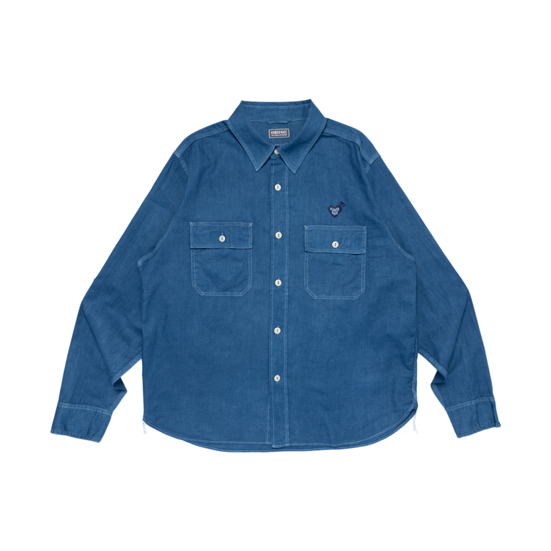 HM31SH037 Human Made Indigo Dye Work Shirt Indigo