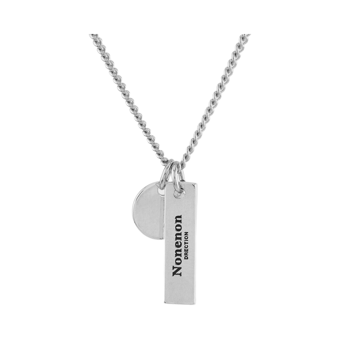 논논 뉴 로고 더블 넥클리스(Nonenon New Logo Double Necklace)