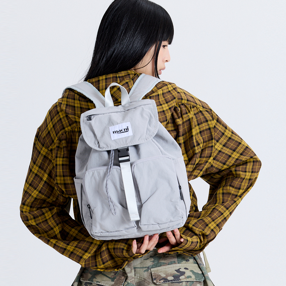 마크니 필드 백팩 라이트 그레이(MACNI Field Backpack Light Grey) - 3