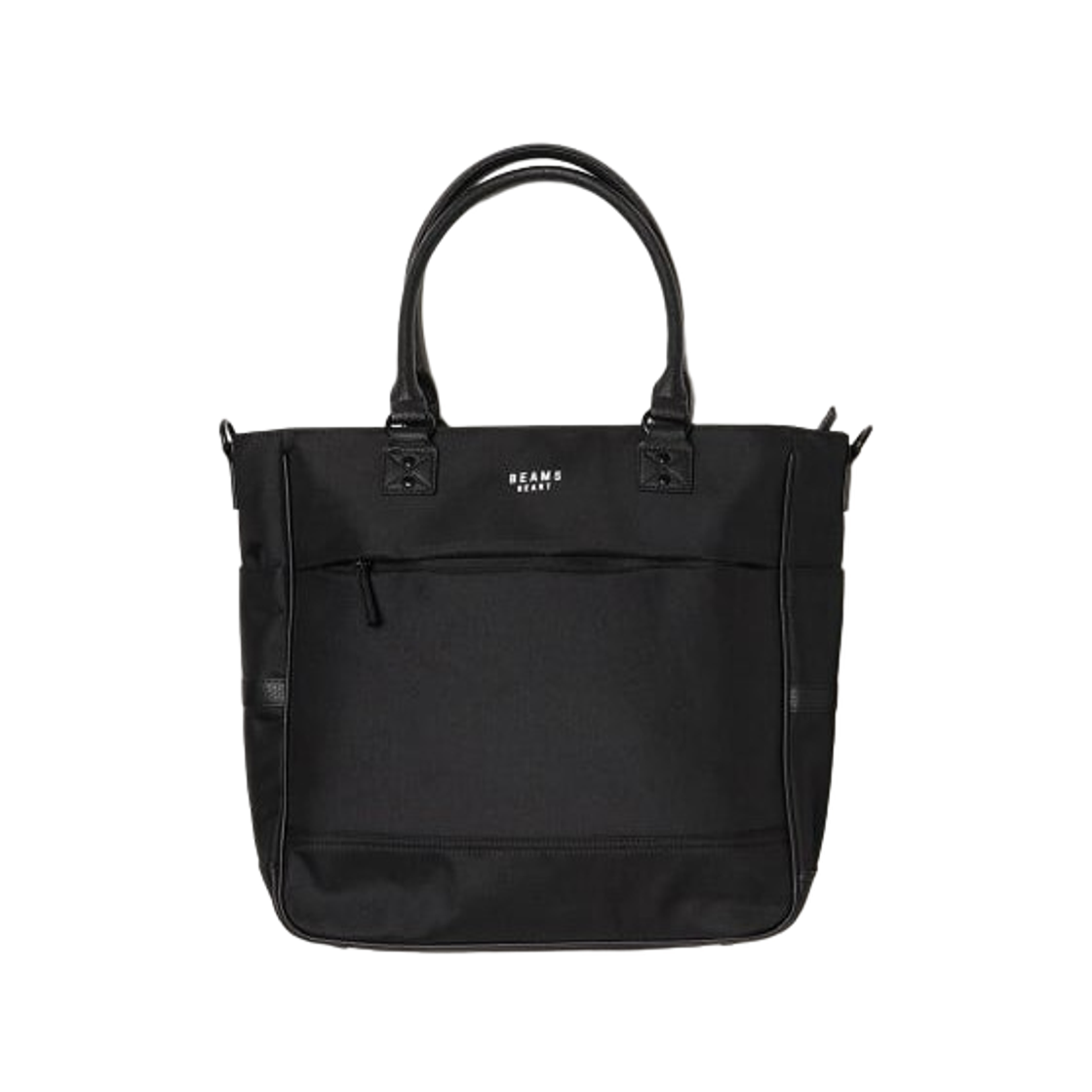 빔즈 하트 헤더드 폴리에스터 투웨이 토트백 블랙(Beams Heart Heathered Polyester 2Way Tote Bag Black) - 1