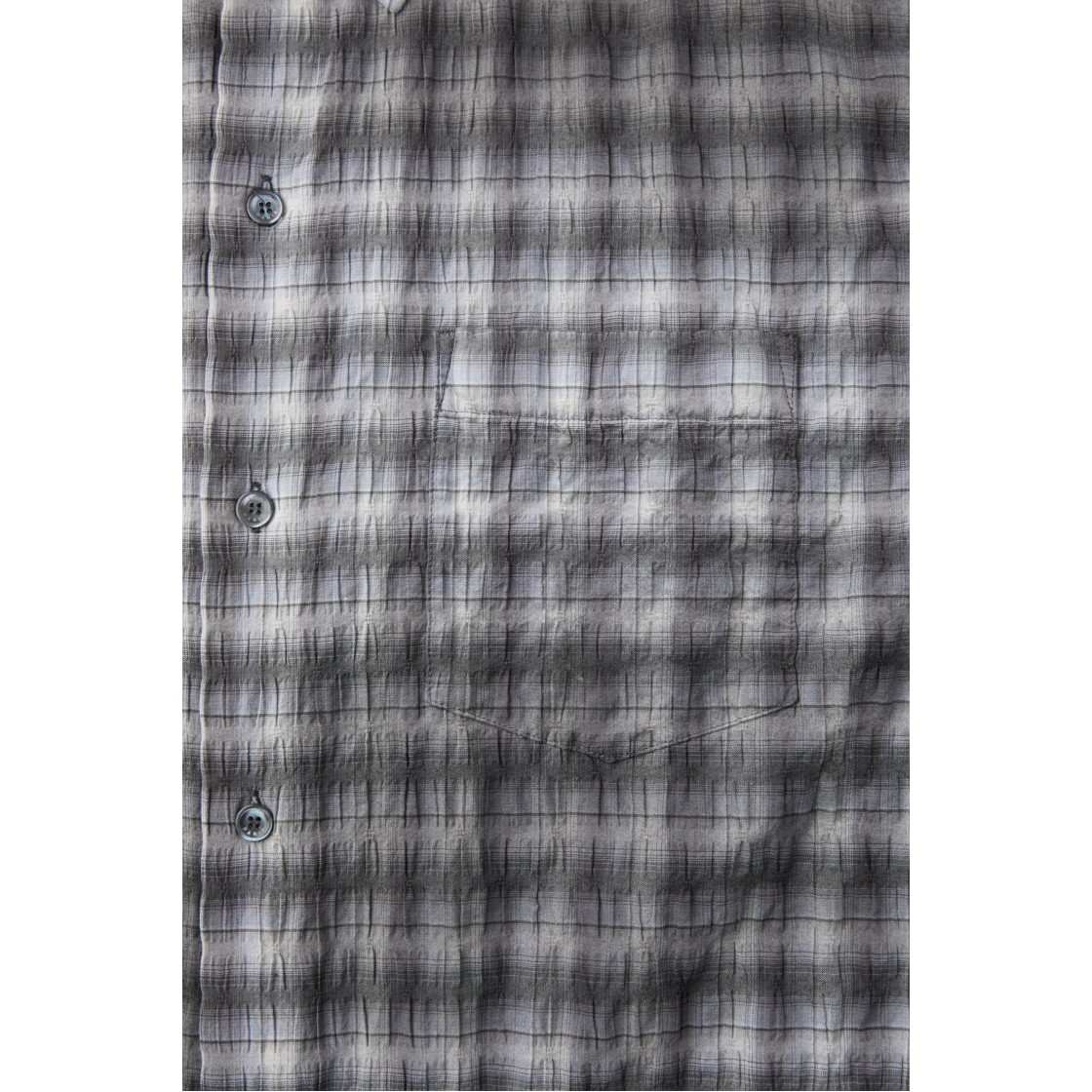 이로 악셀 체크 크리즈 긴팔 셔츠 라이트 블루(Iro Axel Check Crease Long Sleeve Shirt Light Blue) - 5
