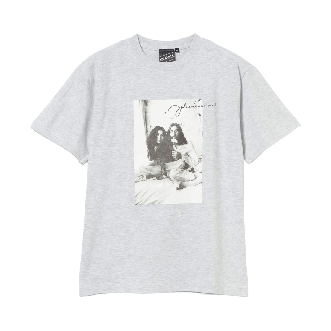 75-08-1608-176 Beams T x Special Rice John Lennon T-Shirt 1 Ash