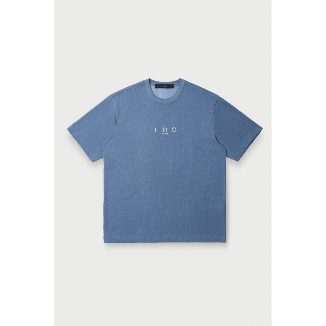 이로 사블 피그먼트 로고 티셔츠 블루(Iro Sable Pigment Logo T-Shirt Blue) - 2