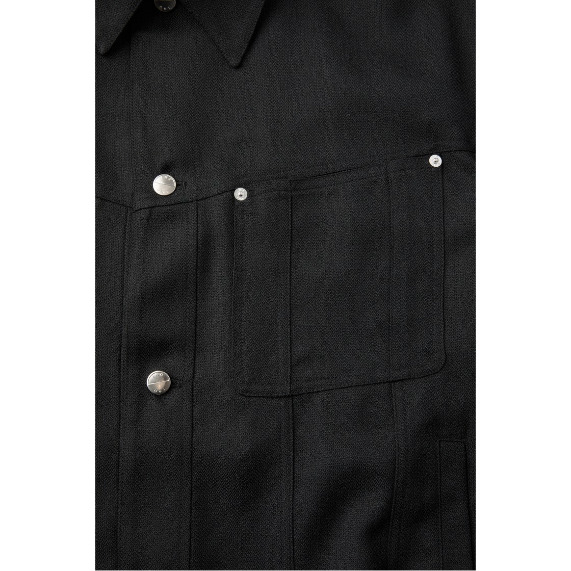 이로 레조넌스 트러커 자켓 블랙(Iro Resonance Trucker Jacket Black) - 5