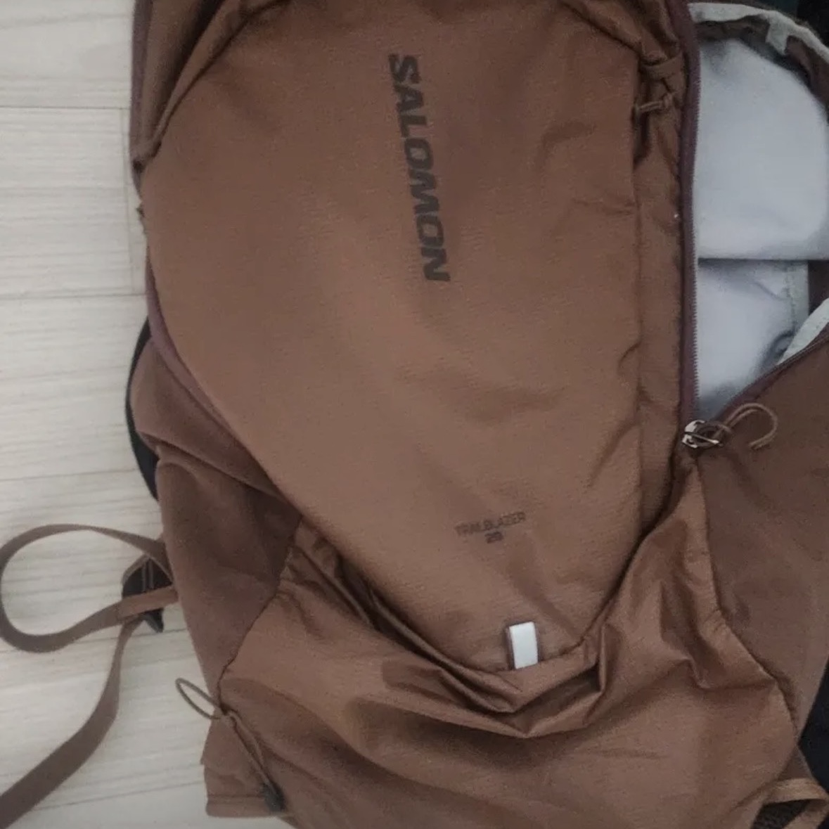Salomon Trailblazer 20 Brown 착용 스타일