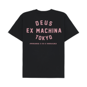 Deus Ex Machina Tokyo College Address T-Shirt Black