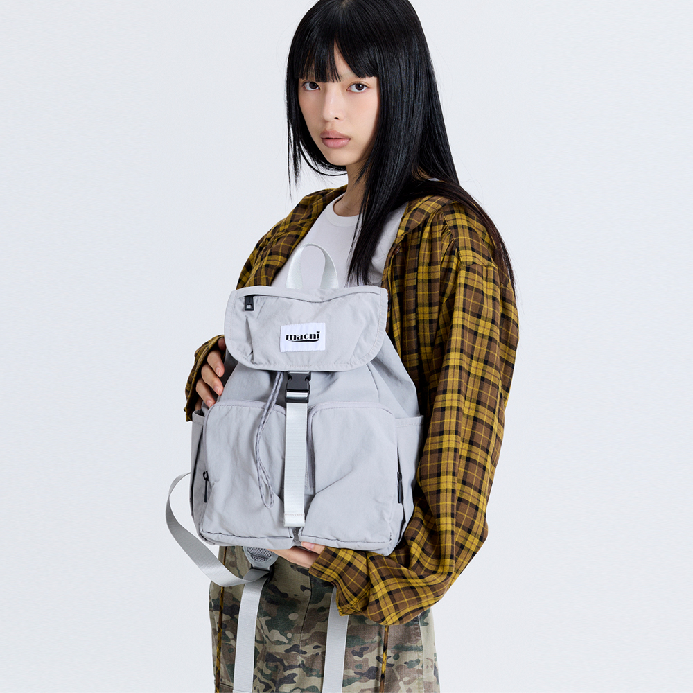 마크니 필드 백팩 라이트 그레이(MACNI Field Backpack Light Grey) - 4