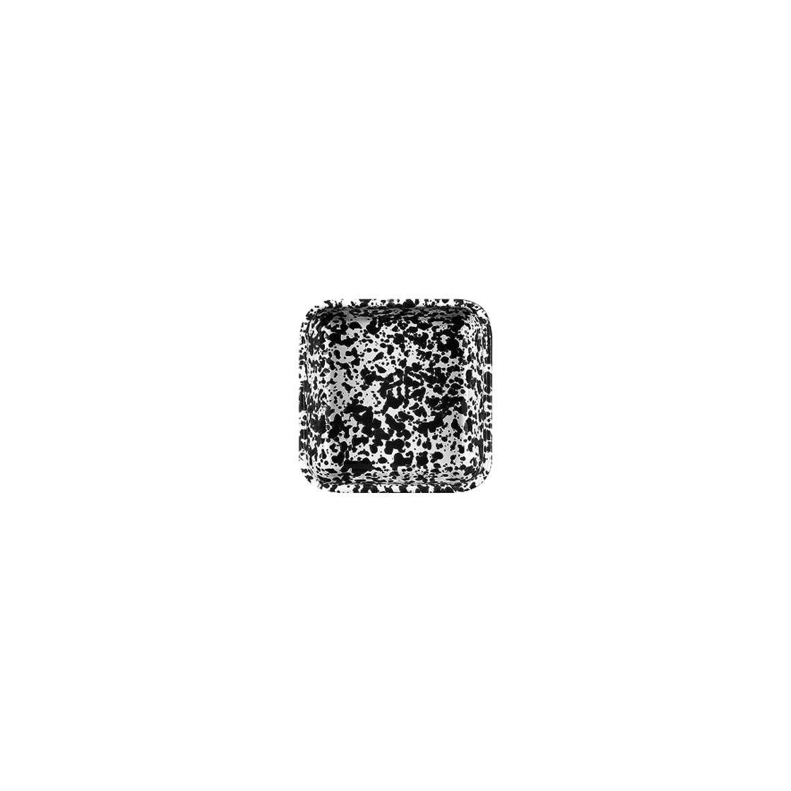 D122BLM CROW CANYON D122 Small Square Tray Black Marble