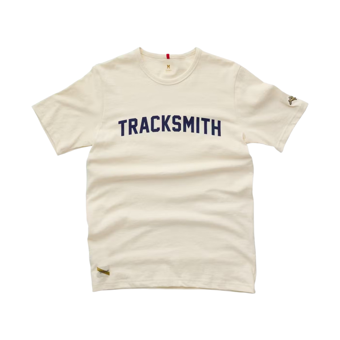트랙스미스 그레이보이 티셔츠 아이보리 네이비(Tracksmith Grayboy T-Shirt Ivory Navy)