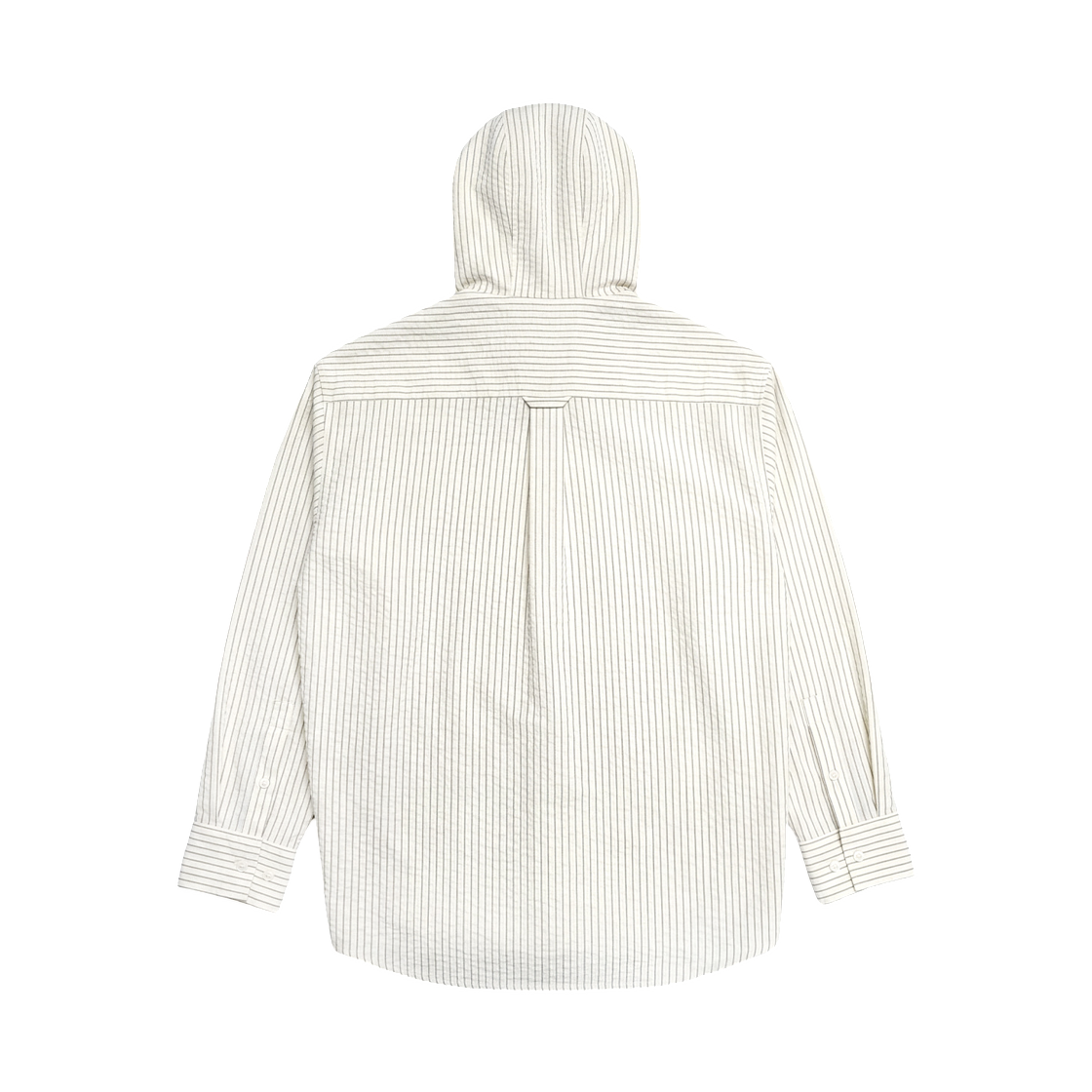 카미엔 브리지 시어서커 후드 셔츠 아이보리(Kamien Breezy Seersucker Hood Shirt Ivory) - 2