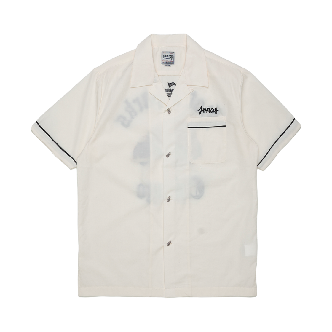 휴스턴 재팬 브로드 볼링 셔츠 핫 스파크 오프 화이트 41321(Houston Japan Broad Bowling Shirt Hot Sparks Off White 41321)