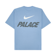 Palace x Nike Font Swoosh T-Shirt Sky Blue - 26SS