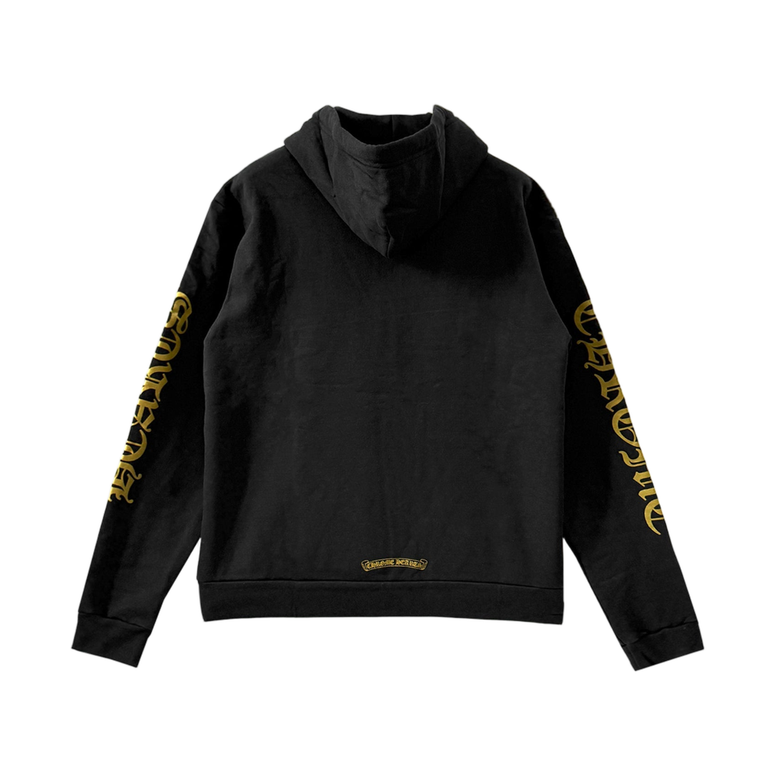 크롬하츠 버티컬 로고 풀오버 후드 블랙 아미 그린(Chrome Hearts Vertical Logo Pullover Hoodie Black Army Green) - 2