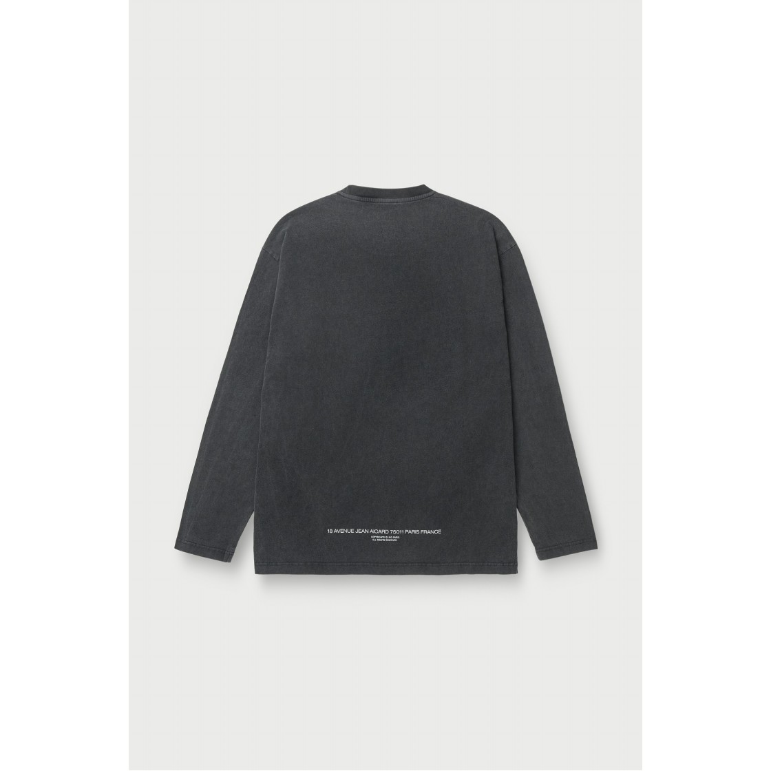이로 카리스 피그먼트 워시드 로고 롱슬리브 티셔츠 그레이(Iro Caris Pigment Washed Logo Long Sleeve T-Shirt Gray) - 3