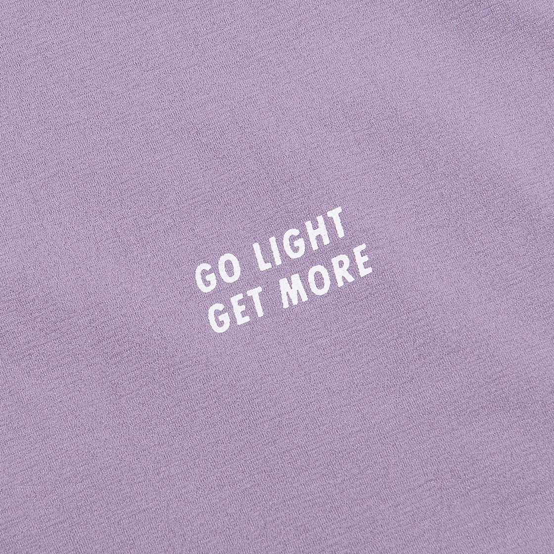 제로그램 LIGHT THE NIGHT Espol 그래픽 반팔 티셔츠(ZEROGRAM Light The Night Espol Graphic SS Lilac) - 4