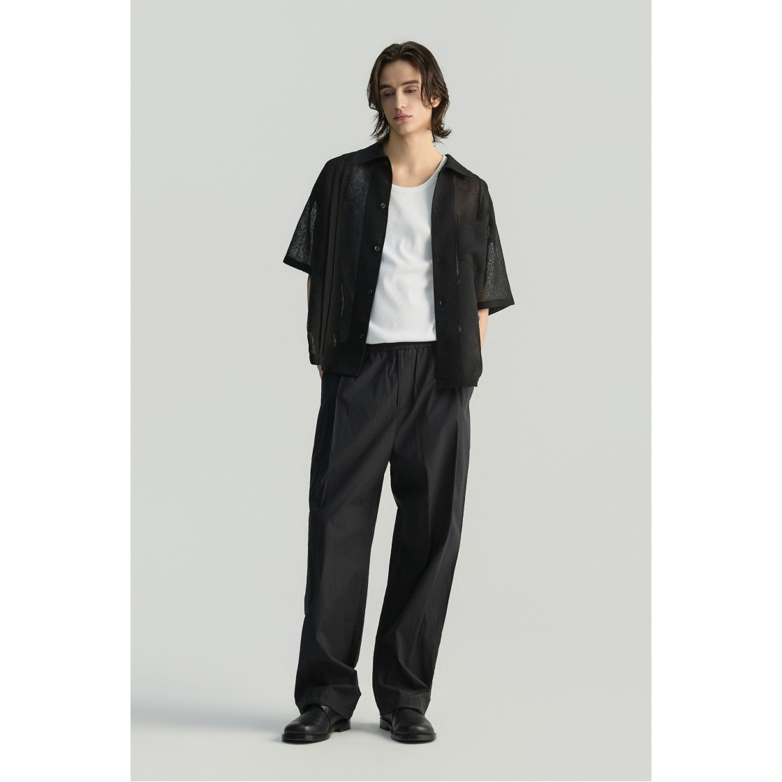 이로 클레론 씨엔 밴딩 쿨 팬츠 블랙(Iro Clairon Cn Banding Cool Pants Black) - 3