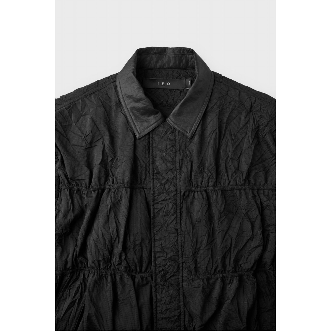 이로 벨랭 셔링 코치 점퍼 블랙(Iro Velin Shirring Coach Jumper Black) - 5