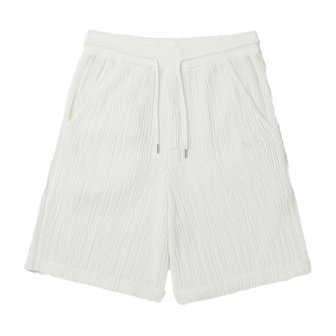 이로 엠플리츠 니트 플리츠 쇼츠 화이트(Iro Mpleats Knit Pleats Shorts White) - 1