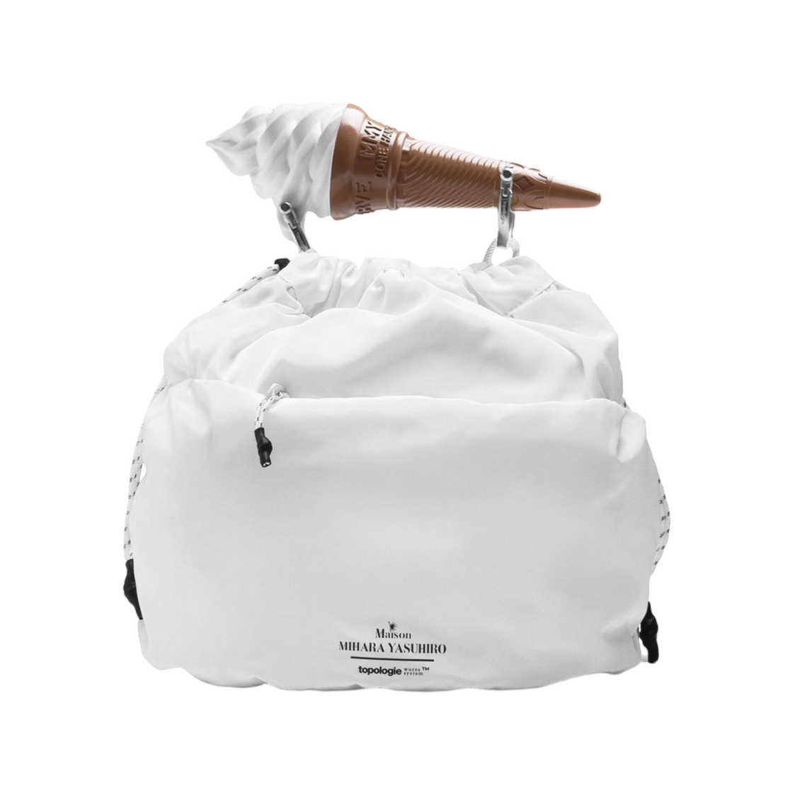 메종 미하라 야스히로 x 토폴로지 엑스트라 퍼프 버킷 소프트 서브 화이트(Maison Mihara Yasuhiro x Topologie Extra Puff Bucket Soft Serve White) - 1