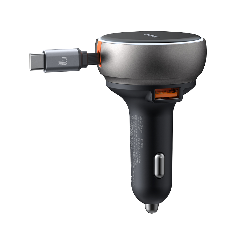 맥도도 80W C타입 케이블 일체형 차량용 2포트 고속충전기 CC485(Mcdodo 80W Type C 2-Port Car Charger with Retractable Cable CC485) - 3