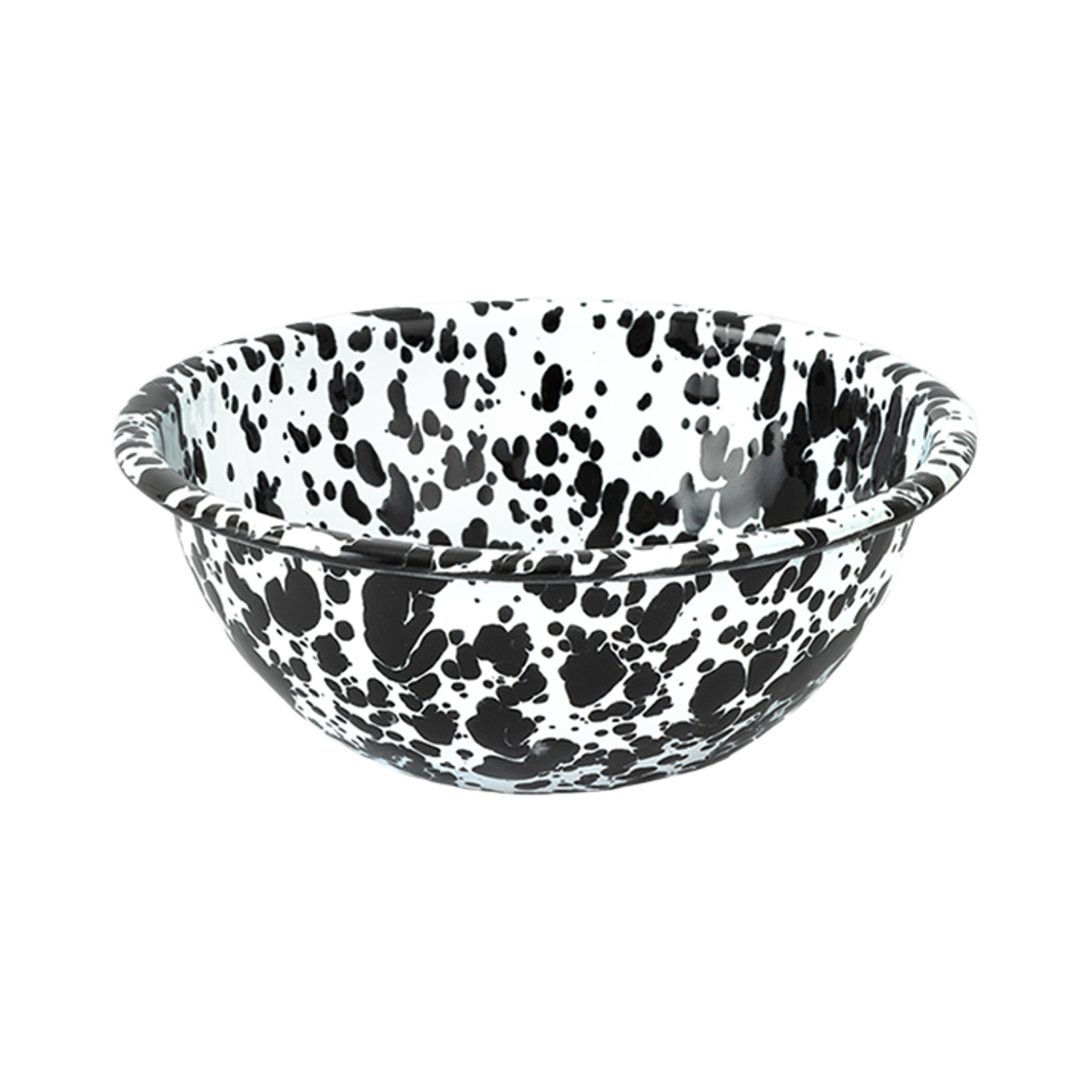 D17BLM CROW CANYON D17 Cereal Bowl Black Marble