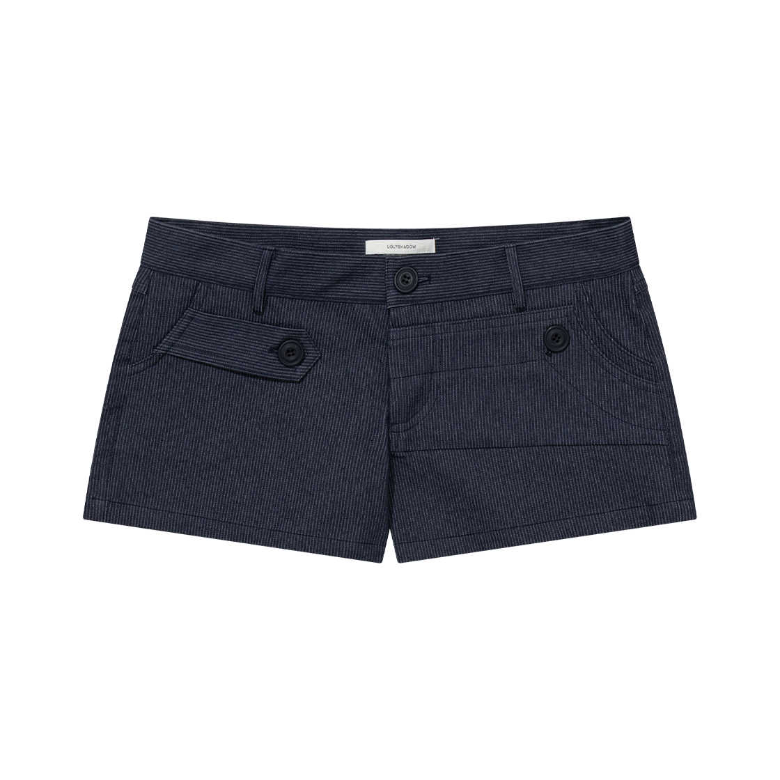 MID021 UGLYSHADOW Stitch Point Shorts Navy