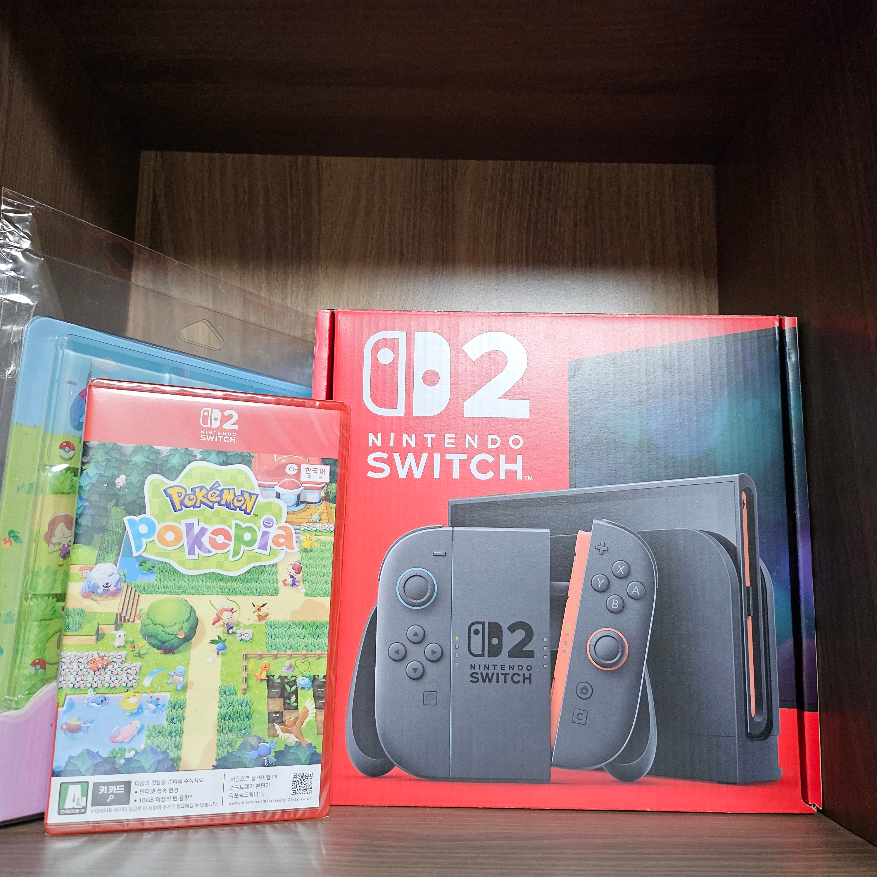 Nintendo Switch Pokemon Pokopia (Korean Ver.), Nintendo Switch 2 Black 착용 스타일 - 1
