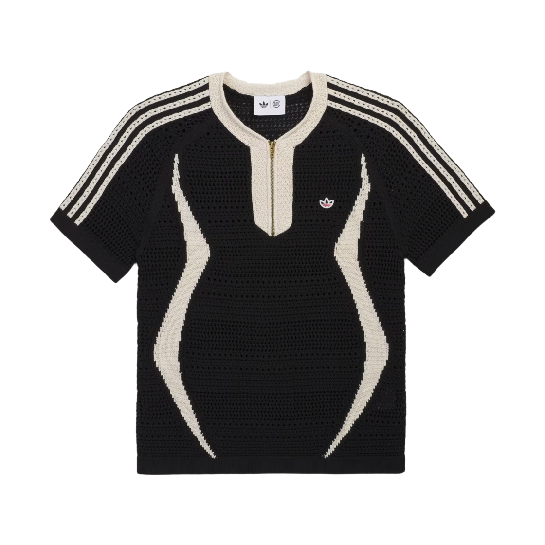 아디다스 x 에디슨 첸 클랏 니트 저지 블랙 원더 화이트 - KR 사이즈(Adidas x Edison Chen Clot Knit Jersey Black Wonder White - KR Sizing) - 1